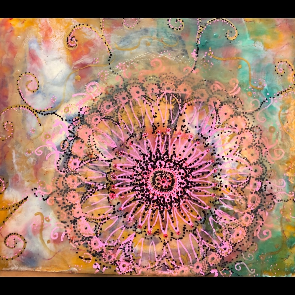 Original encaustic painting